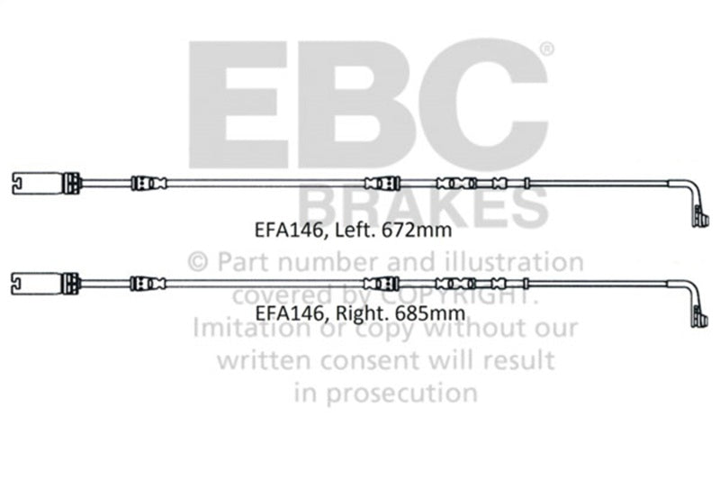 
                      
                        EBC 2008-2010 BMW M3 4.0L (E90) Front Wear Leads
                      
                    