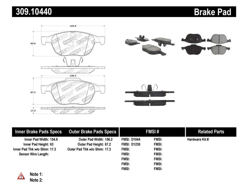 
                      
                        StopTech Performance 04-09 Mazda 3 Front Brake Pads
                      
                    