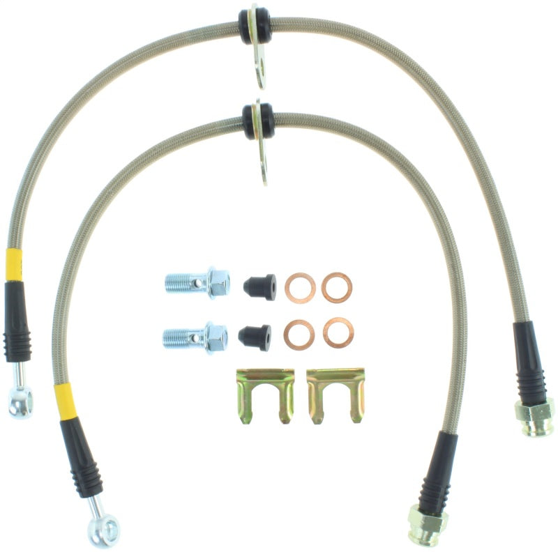 
                      
                        StopTech 02-05 WRX Stainless Steel Front Brake Lines
                      
                    