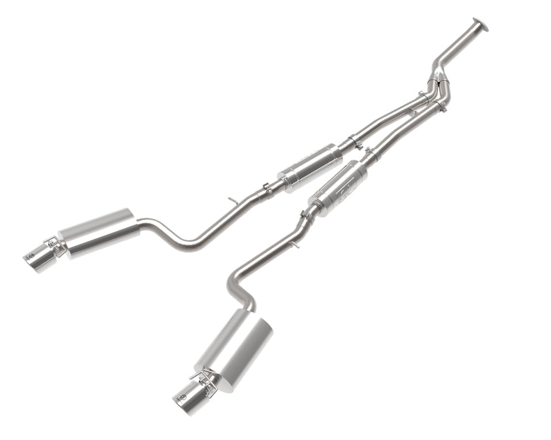 aFe POWER Takeda 16-17 Lexus IS200t L4-2.0L (t) 2.5in-3in 304 SS CB Exhaust w/Polish Tip