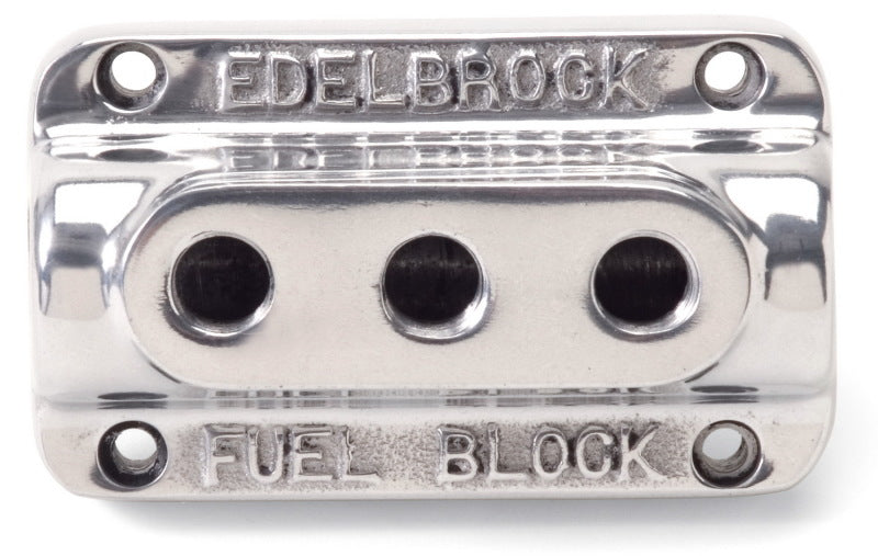 
                      
                        Edelbrock Fuel Block Triple Polished
                      
                    