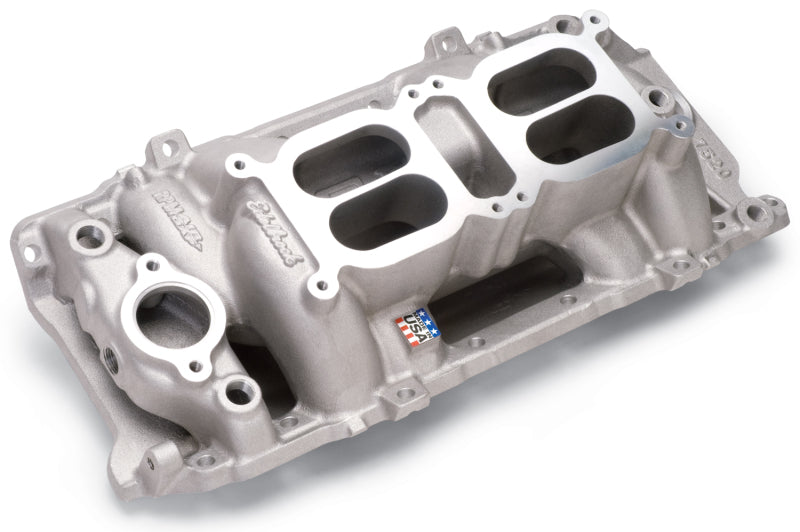 
                      
                        Edelbrock Manifold Dual Quad RPM Air Gap BB Chevy Oval Port
                      
                    