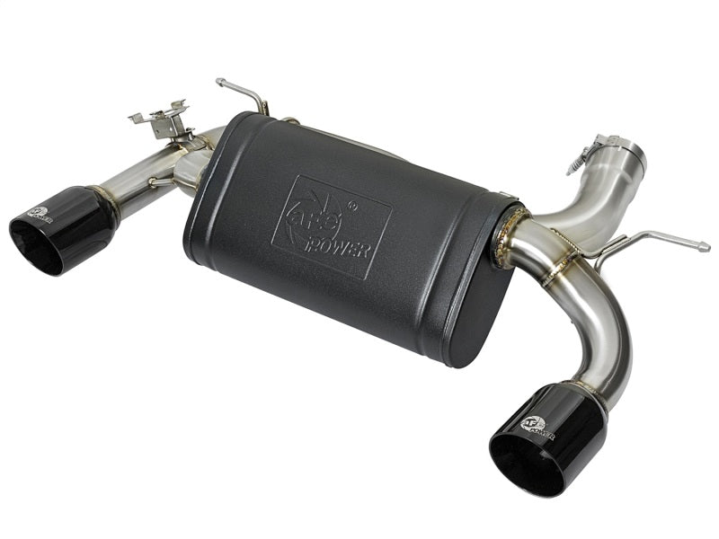 aFe MACHForce XP 16-17 BMW 340i/iX 440i/iX L6-3.0L (t) SS Axle-Back Exhaust w/Black Tip