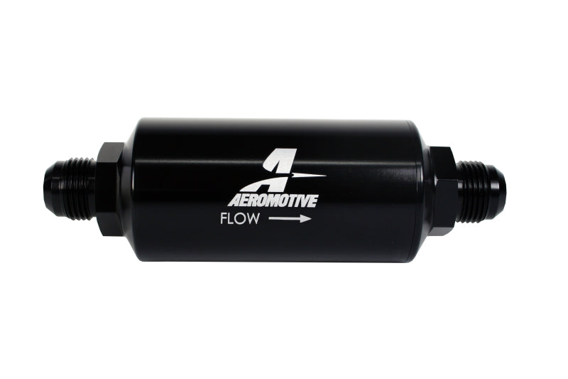 
                      
                        Aeromotive In-Line Filter - (AN -10 Male) 40 Micron Stainless Mesh Element Bright Dip Black Finish
                      
                    