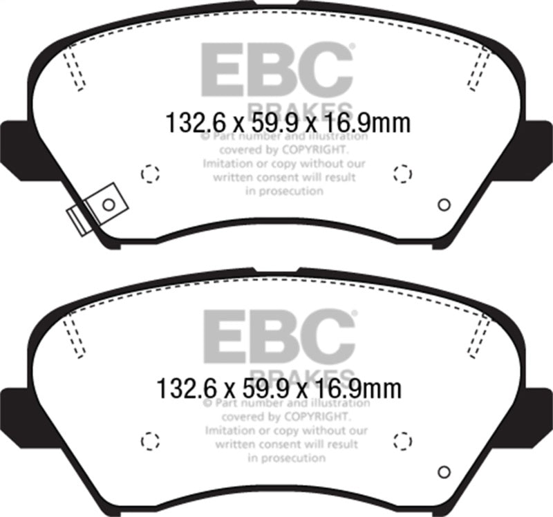 
                      
                        EBC 2017 Hyundai Elantra GT 2.0L Greenstuff Front Brake Pads
                      
                    