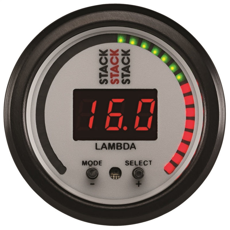 
                      
                        Autometer Stack 52mm Pro-Control Wideband Air/Fuel Ratio (Lambda) Gauge - White
                      
                    