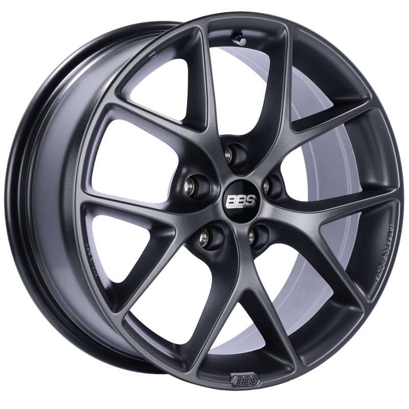 BBS SR 19x8.5 5x114.3 ET45 Satin Grey Wheel -82mm PFS/Clip Required