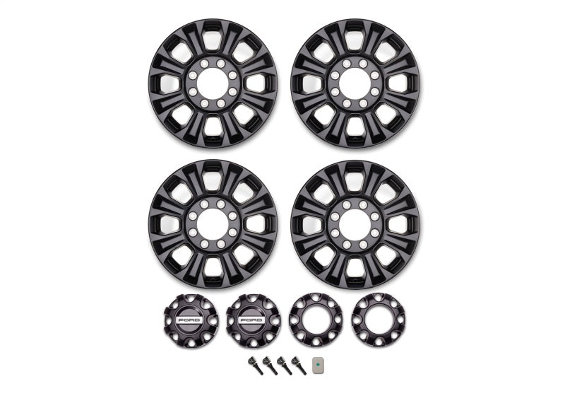 
                      
                        Ford Racing 05-22 Super Duty 18x8 Matte Black Wheel Kit
                      
                    