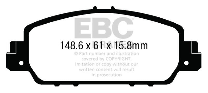 
                      
                        EBC 13+ Honda Accord Coupe 2.4 EX Greenstuff Front Brake Pads
                      
                    