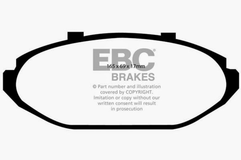 
                      
                        EBC 98-02 Ford Crown Victoria 4.6 (Phenolic PisTons) Redstuff Front Brake Pads
                      
                    