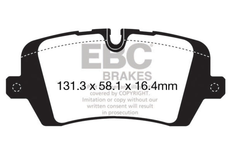 
                      
                        EBC 13+ Land Rover Range Rover 3.0 Supercharged Extra Duty Rear Brake Pads
                      
                    