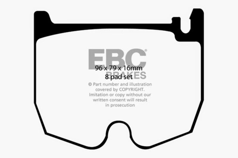 
                      
                        EBC 03-06 Mercedes-Benz CL55 AMG 5.4 Supercharged Redstuff Front Brake Pads
                      
                    