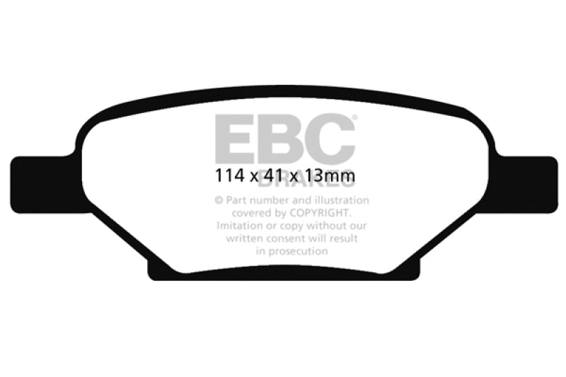 
                      
                        EBC 04-06 Chevrolet Cobalt 2.0 Supercharged Yellowstuff Rear Brake Pads
                      
                    