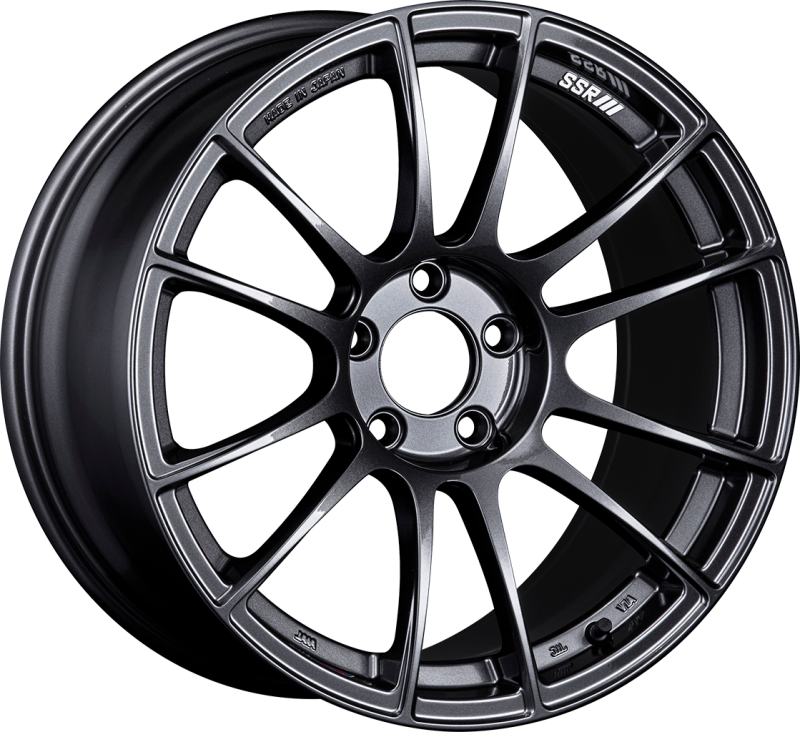 SSR GTX04 19x9.5 5x120 38mm Offset Dark Gunmetal Wheel