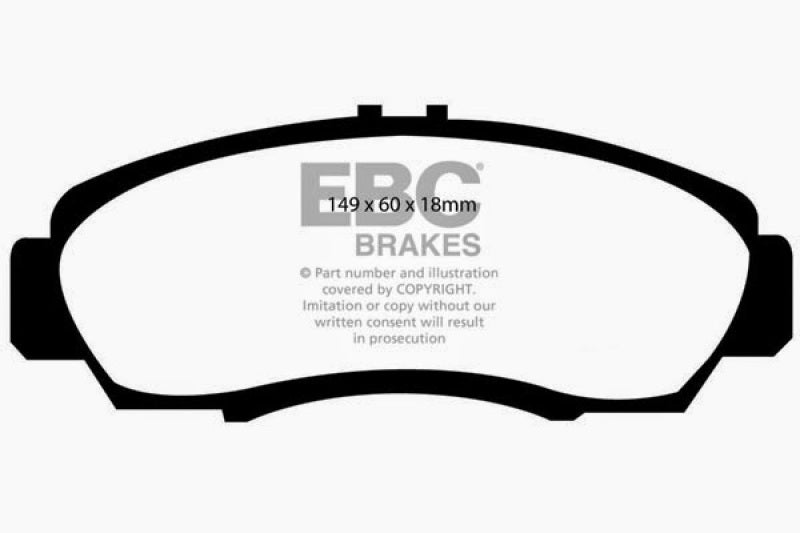 
                      
                        EBC Brakes Bluestuff Street and Track Day Brake Pads
                      
                    