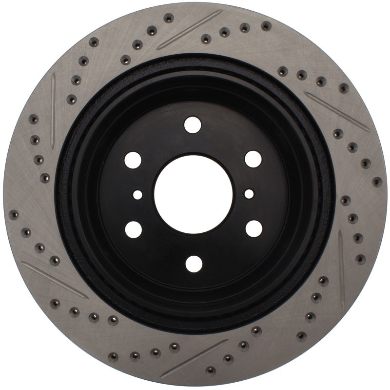 
                      
                        StopTech 05-10 GMC Sierra (w/ Rear Drum) / 07-09 GMC Yukon Rear Right Slotted & Drilled Rotor
                      
                    