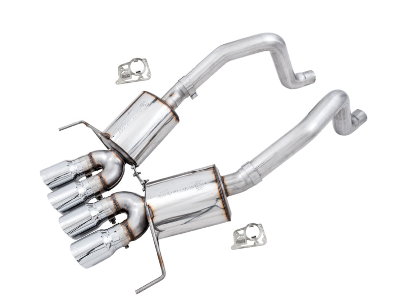 AWE Tuning 14-19 Chevy Corvette C7 Z06/ZR1 (ohne AFM) Touring Edition Axle-Back-Auspuff mit Chromspitzen