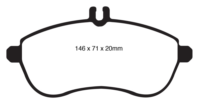 
                      
                        EBC 12-14 Mercedes-Benz C250 (W204) 1.8 Turbo Redstuff Front Brake Pads
                      
                    