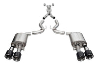 CORSA Performance 21292CF — Xtreme Valved / Carbon (Polished) / Straight — Catback