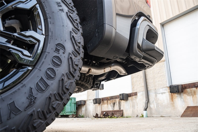 
                      
                        Corsa 2022–2024 Chevrolet Silverado 1500 Cat-Back Doppelter Heckausgang mit umklappbaren Endrohren
                      
                    