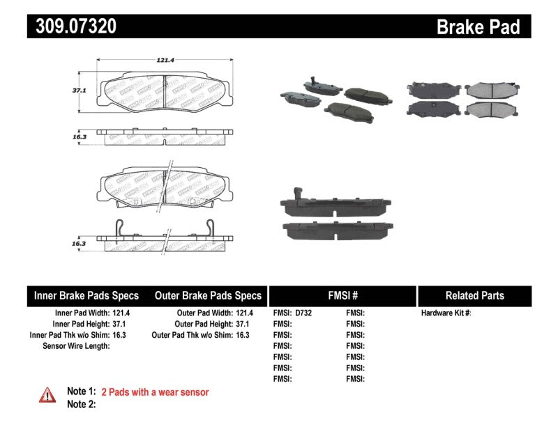 
                      
                        StopTech Performance 04-08 Cadillac XLR/XLR-V / 97-10 Chevrolet Corvette Rear Brake Pads
                      
                    