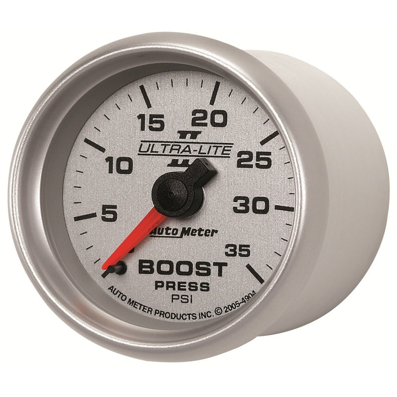 
                      
                        Autometer UL II Boost Gauge 2-1/16in Mechanical Pressure Ultra-Lite Gauge 35PSI
                      
                    