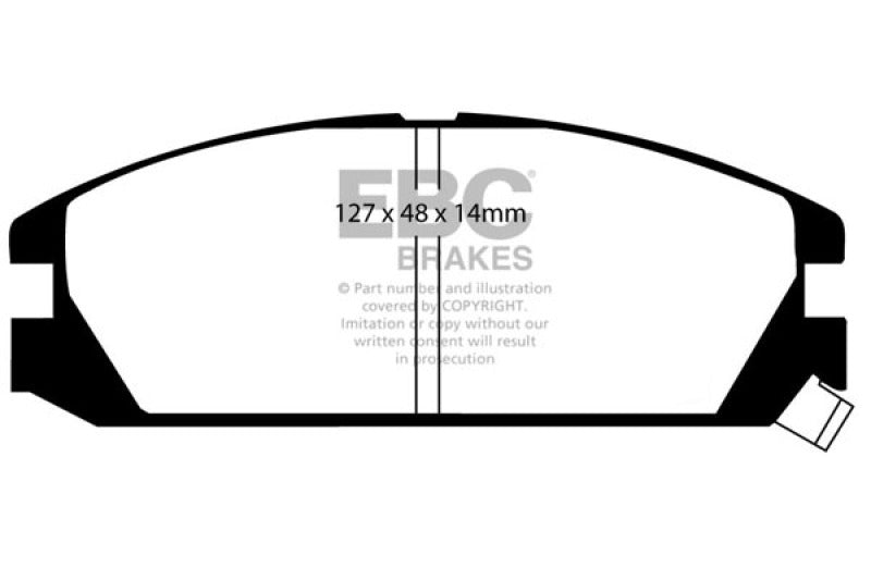 
                      
                        EBC 86-89 Acura Integra 1.6 Greenstuff Front Brake Pads
                      
                    