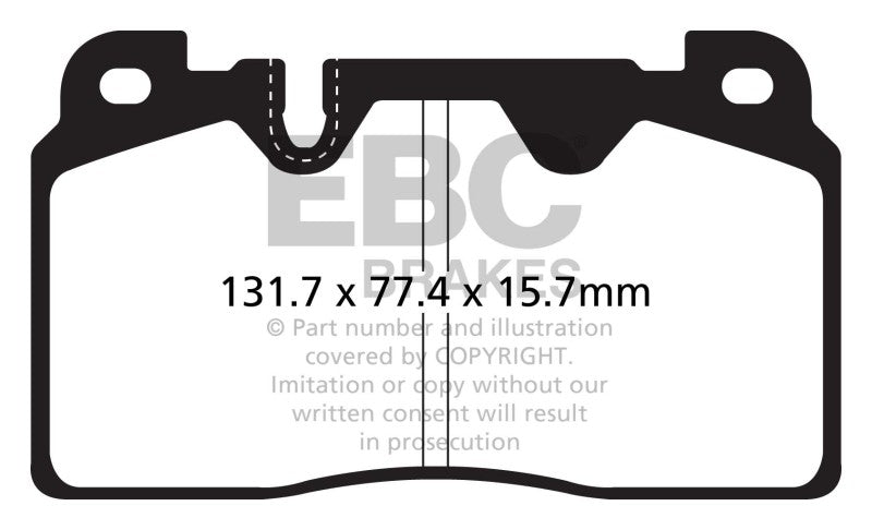 
                      
                        EBC 12+ Audi Q5 2.0 Turbo (Brembo) Redstuff Front Brake Pads
                      
                    