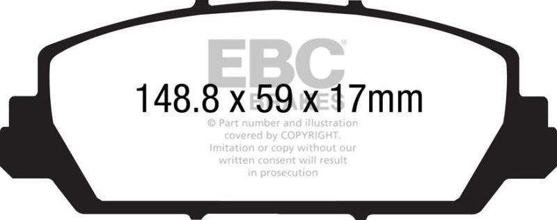 
                      
                        EBC 12+ Acura RDX 3.5 Greenstuff Front Brake Pads
                      
                    