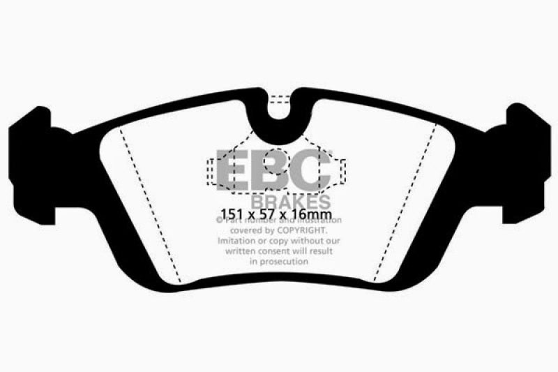 
                      
                        EBC 96-98 BMW Z3 1.9 Redstuff Front Brake Pads
                      
                    