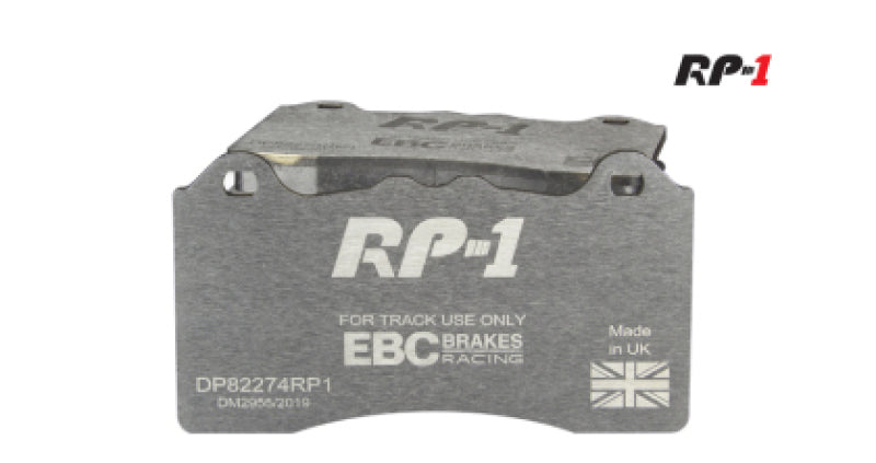 EBC Racing 19-21 Hyundai Veloster (2nd Gen) 2.0 Turbo N RP-1 Race Rear Brake Pads