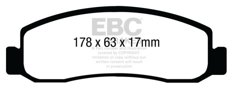 
                      
                        EBC 11 Ford F250 (inc Super Duty) 6.2 (2WD) Extra Duty Front Brake Pads
                      
                    