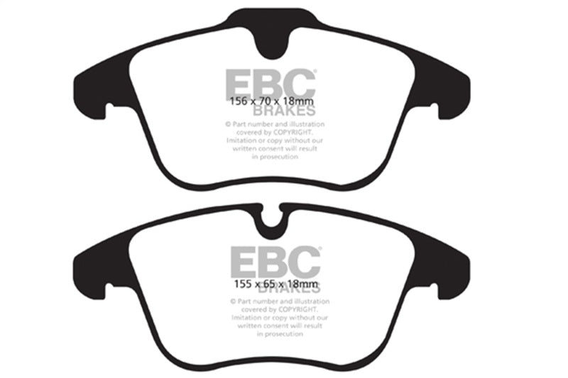 
                      
                        EBC 2016-2018 Volvo S60 2.0L Turbo Greenstuff Front Brake Pads
                      
                    