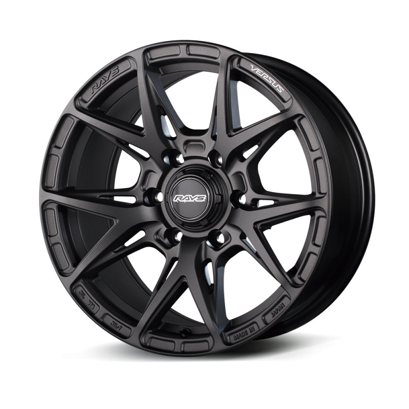 Versus VV21SX 17X8.0 +00 6-139.7 Matte Super Dark Gunmetal