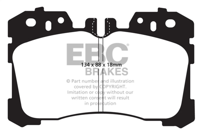 
                      
                        EBC 07+ Lexus LS460 4.6 Greenstuff Front Brake Pads
                      
                    