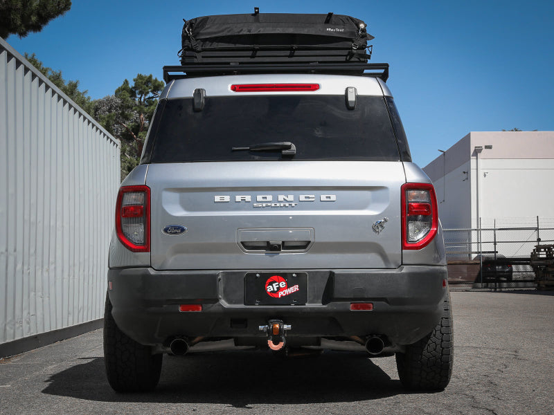 aFe Ford Bronco Sport 21-22 L3-1.5L (t)/L4-2.0L (t) układ wydechowy Cat-Back Vulcan - polerowane końcówki