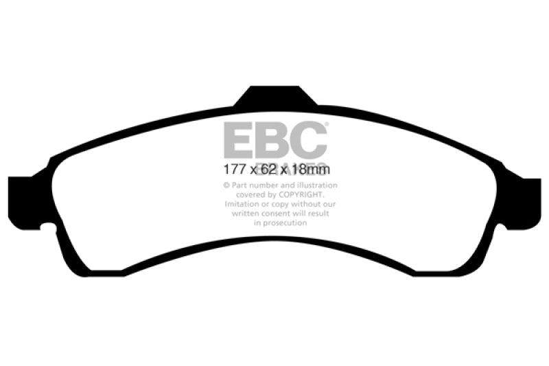 
                      
                        EBC 03-05 Buick Rainier 4.2 Greenstuff Front Brake Pads
                      
                    