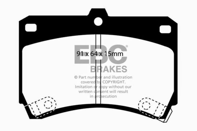 
                      
                        EBC 94-97 Ford Aspire 1.3 manual Greenstuff Front Brake Pads
                      
                    