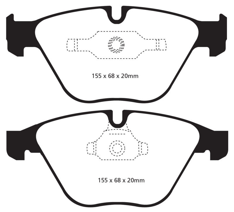 
                      
                        EBC 11+ BMW Z4 3.0 Twin Turbo iS (E89) Yellowstuff Front Brake Pads
                      
                    