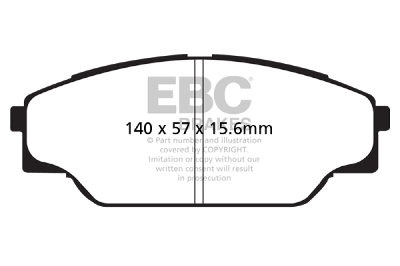 
                      
                        EBC 93-98 Toyota T100 Pick Up 1 Ton 2WD Greenstuff Front Brake Pads
                      
                    