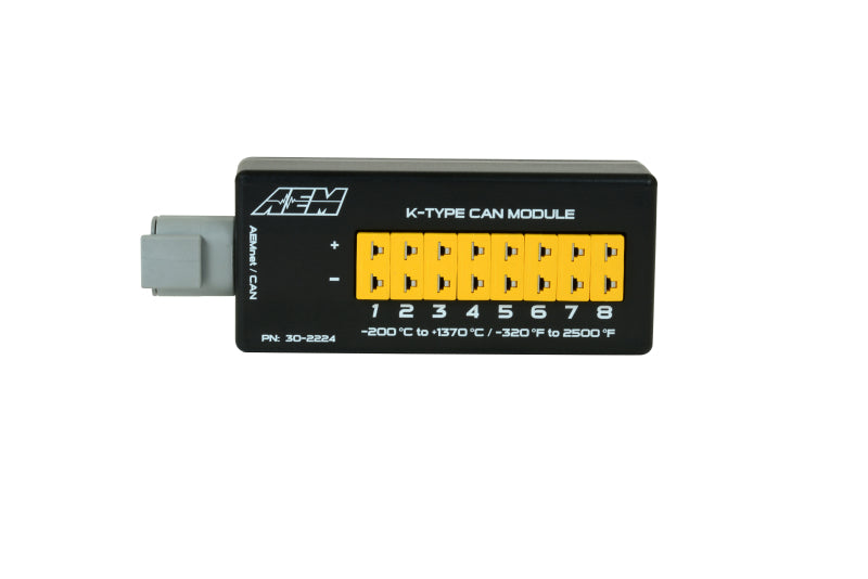 
                      
                        AEM 8 Channel K-Type Thermocouple EGT CAN Module
                      
                    