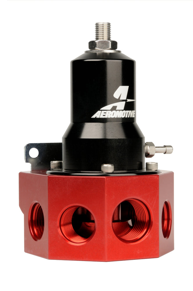 
                      
                        Aeromotive Regulator - 30-120 PSI - .500 Valve - 4x AN-08 and AN-10 inlets / AN-10 Bypass
                      
                    