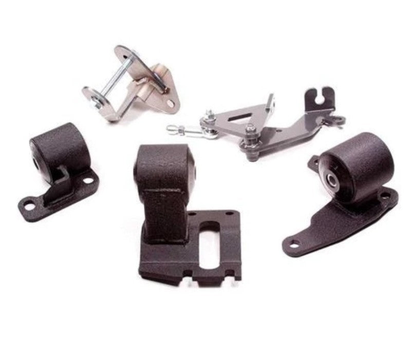 Innovative 90-93 Integra H-Serie Schwarze Stahlhalterungen 60A-Buchsen