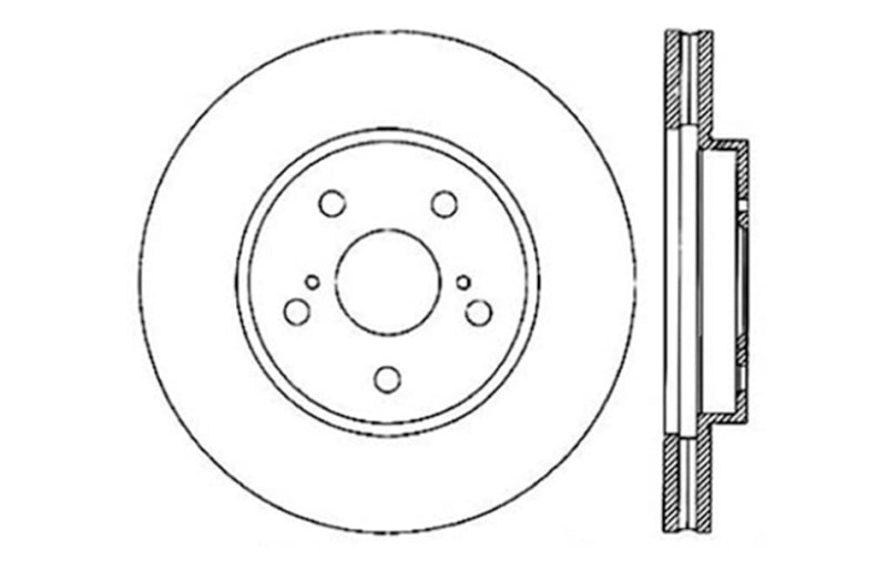 
                      
                        StopTech 02 Lexus ES 250/300/330/350 / 05-07 Toyota Avalon Slotted & Drilled Right Front Rotor
                      
                    