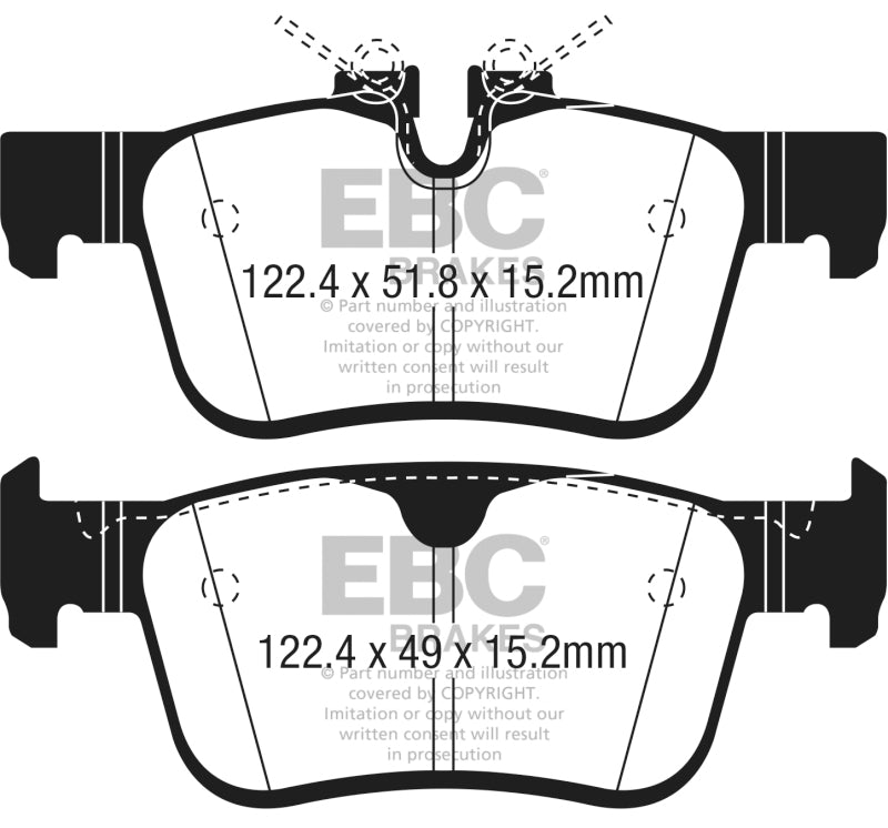 
                      
                        EBC 2017+ Volvo S90 2.0L Turbo Greenstuff Rear Brake Pads
                      
                    