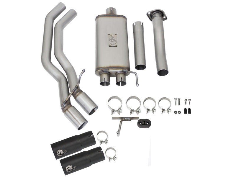 
                      
                        aFe Rebel Exhausts 3in SS Cat-Back 15-16 Ford F-150 EcoBoost V6 2.7/3.5L V8 5.0L w/ Black Tips
                      
                    