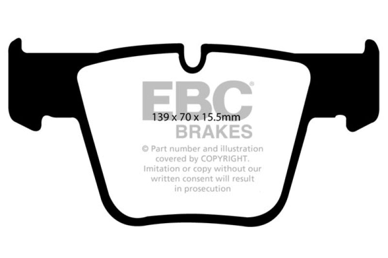 
                      
                        EBC 07-11 Mercedes-Benz CL63 AMG 6.2 Redstuff Front Brake Pads
                      
                    