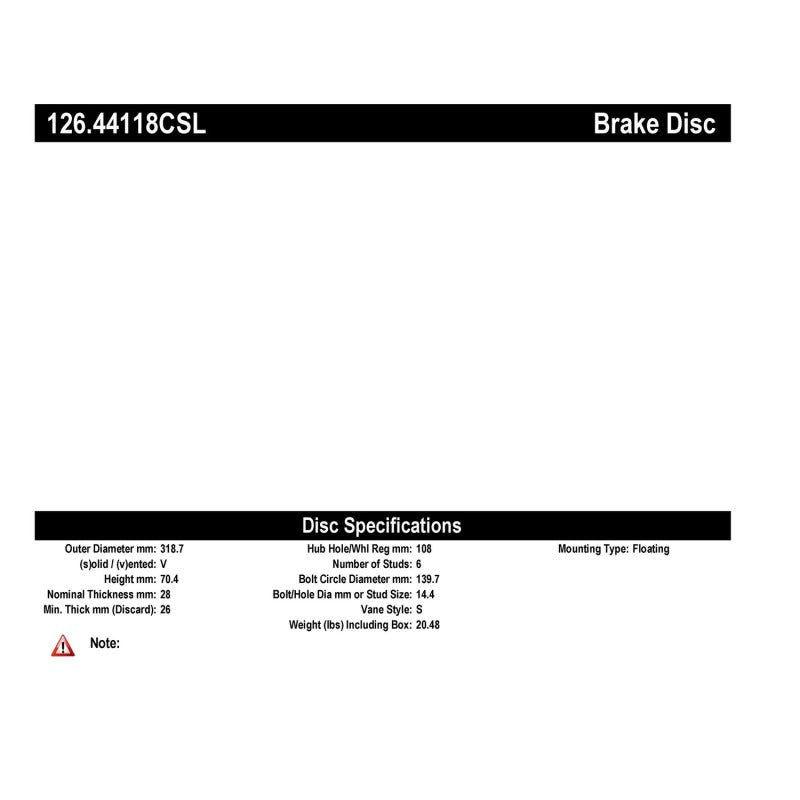 
                      
                        StopTech Power Slot 01-07 Toyota Sequoia / 00-06 Tundra CRYO Slotted Front Left Rotor SPECIAL ORDER
                      
                    