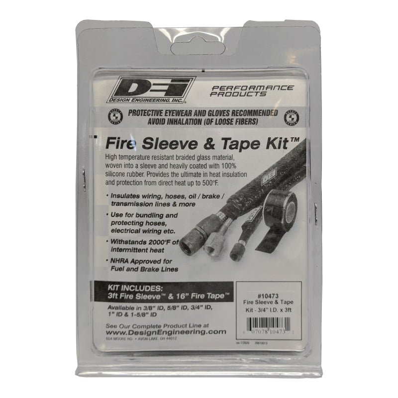 
                      
                        DEI Fire Sleeve and Tape Kit 3/4in I.D. x 3ft
                      
                    