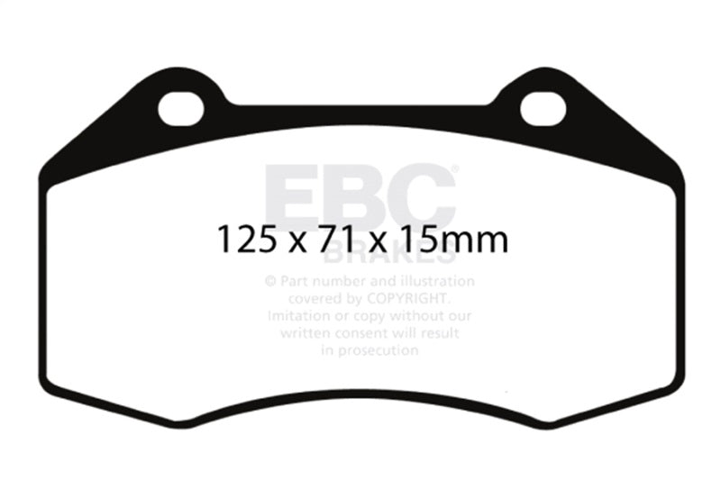 
                      
                        EBC 07-08 Chevrolet Cobalt 2.0 Supercharged (SS) Redstuff Front Brake Pads
                      
                    